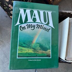 Maui On My Mind Book with Green Cover